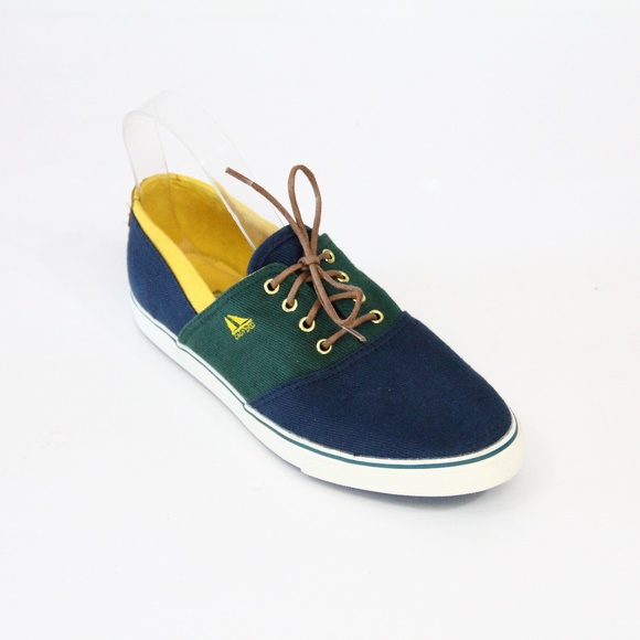 Vintage Bass Sneakers Women Boat Shoes Y2K 90s style Low Top Flat sz 9 - Picture 5 of 13